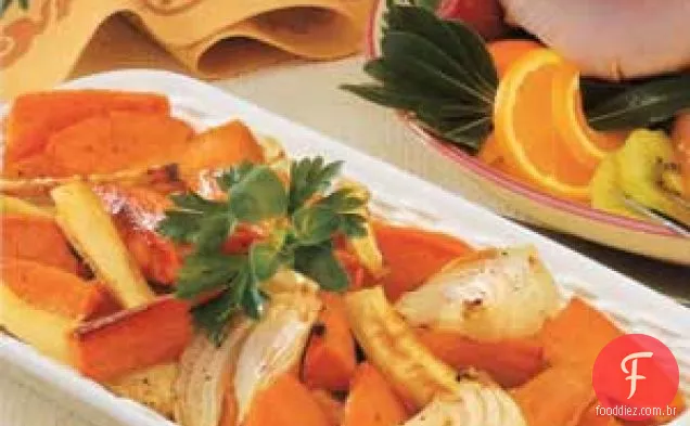 Batata-doce e pastinaga
