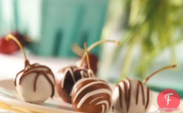 Cerejas recheadas mergulhadas em Chocolate