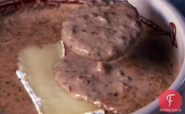 Sopa de cogumelos e Brie