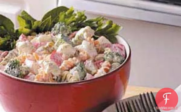 Salada Rápida Da Massa Do Caranguejo
