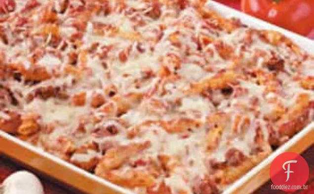 Caçarola De Salsicha De Berinjela