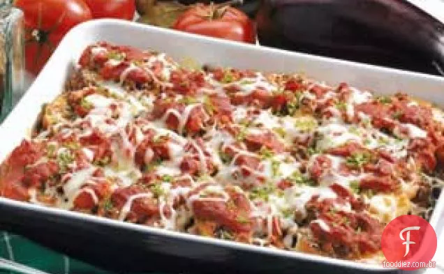 Beefy Beringela Parmigiana