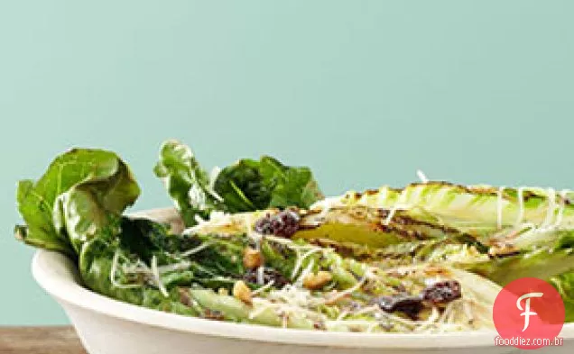Romaine grelhado com suíço