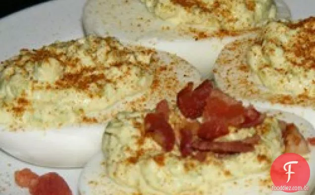 Guacamole Deviled Eggs