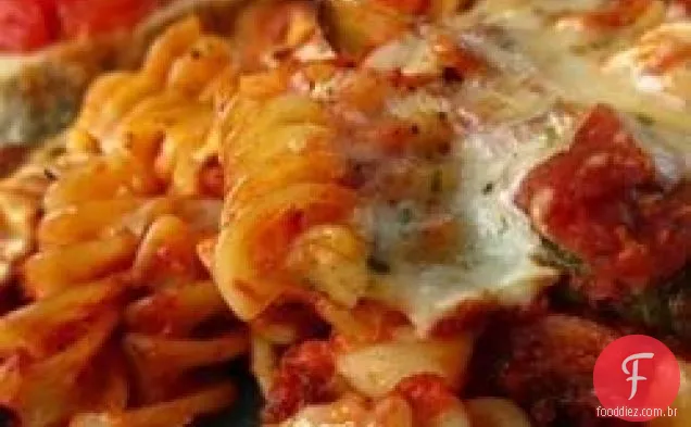 Rotini e salame caçarola