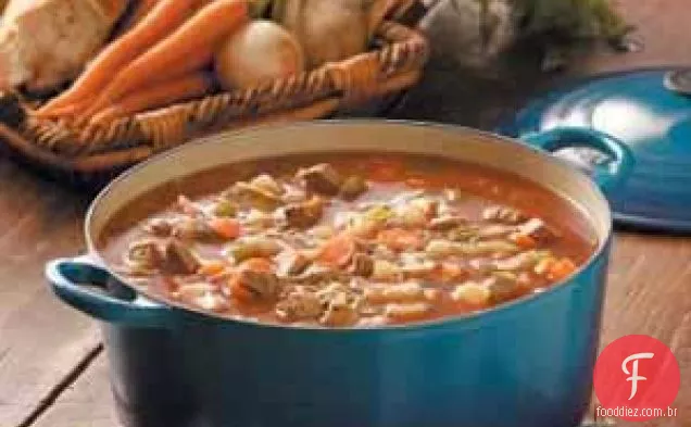 Sopa De Carne Saudável
