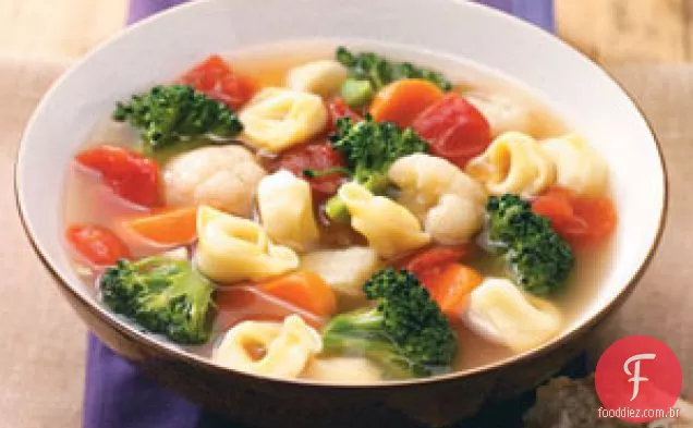 Veggie Tortellini Soup