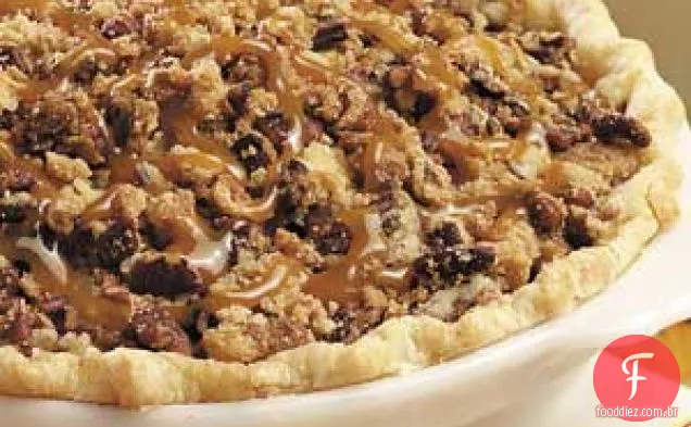 Torta De Maçã Com Caramelo E Noz-Pecã