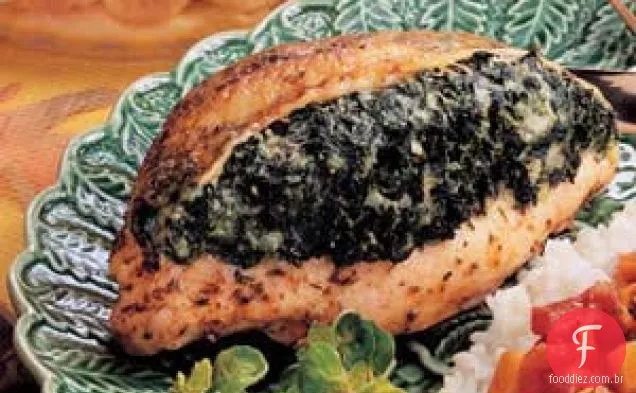 Frango Recheado Com Espinafre