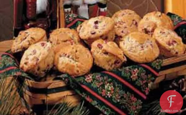 Muffins De Cranberry Pecan