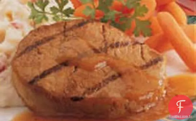 Costeletas De Porco Com Mel E Limão