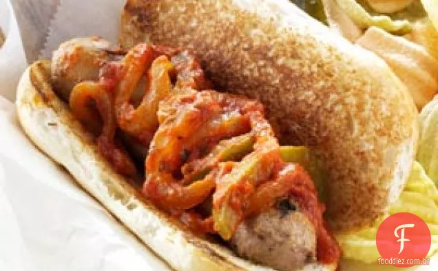Melhores Sanduíches De Salsicha Italiana