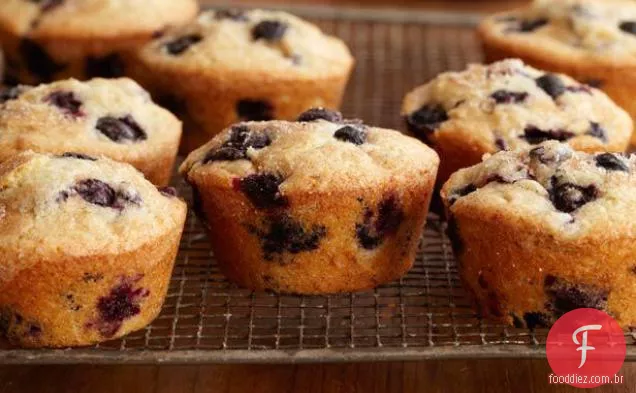 Muffins De Mirtilo Duplo