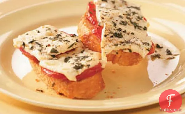 Cobertura De Crostini Grego Grelhado