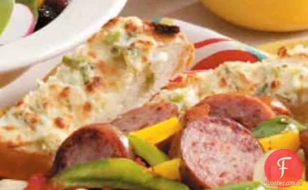 Pão Cremoso De Alho E Cebola