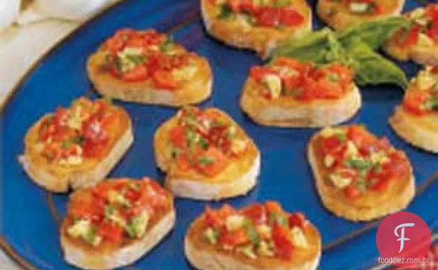 Pimenta Vermelha Bruschetta