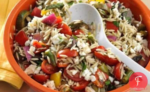 Salada Orzo De Legumes Grelhados