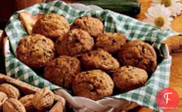 Abobrinha-Muffins De Chocolate