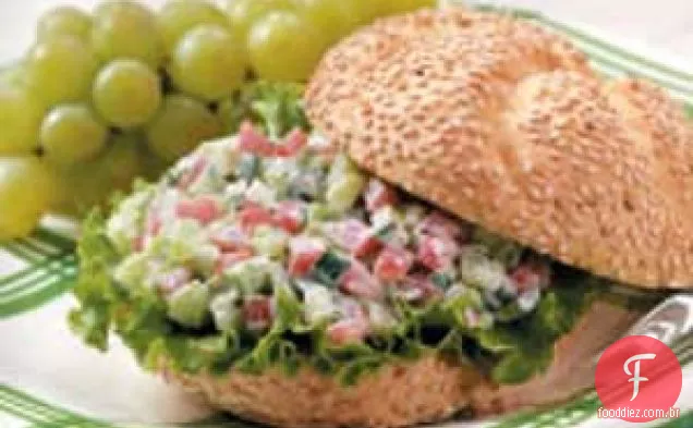 Sanduíches Vegetarianos Crocantes