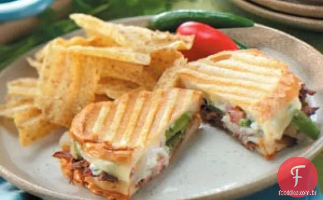 Southwestern Beef Panini