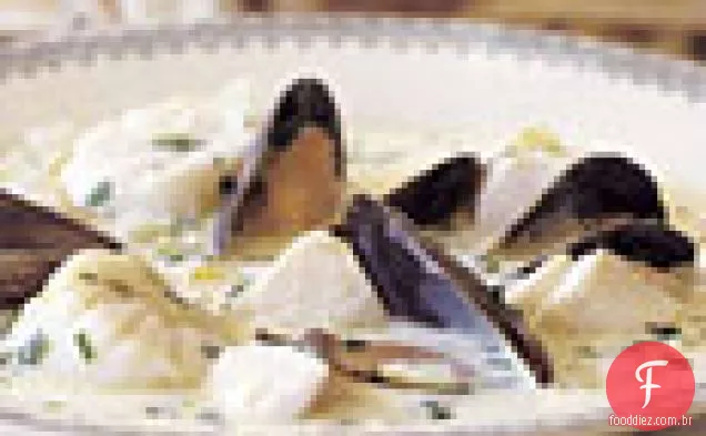 Ensopado de frutos do mar com Erva-doce e tomilho