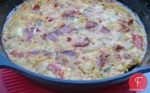 Torta De Omelete Assada