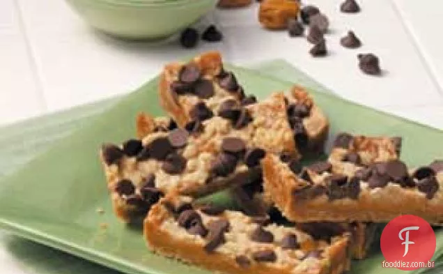 Chocolate Chip Caramel Bars