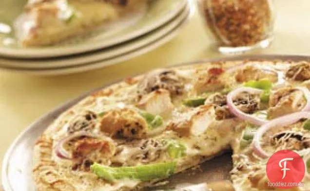 Frango Alfredo Pizza