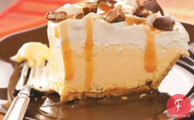 Torta De Sorvete De Banana Com Caramelo