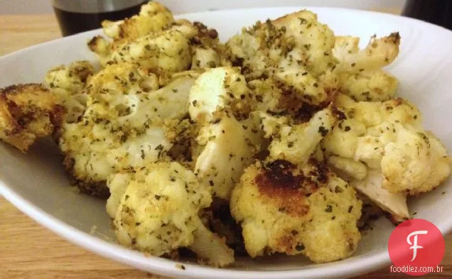 Couve-Flor Assada Com Migalhas De Pão De Anchova