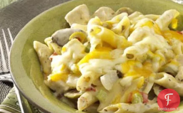 Cheddar Chicken Mostaccioli