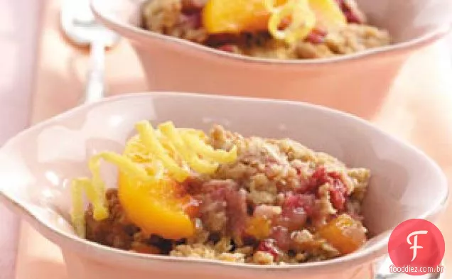 Peach Ruibarbo Crisp