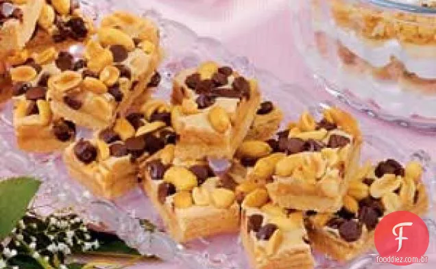 Barras De Chocolate E Amendoim