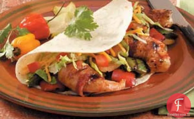 Fajitas De Camarão Grelhado