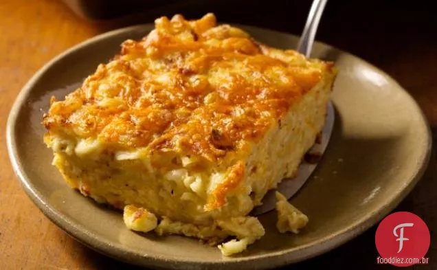 Macarrão com sete queijos de Delilah Winder