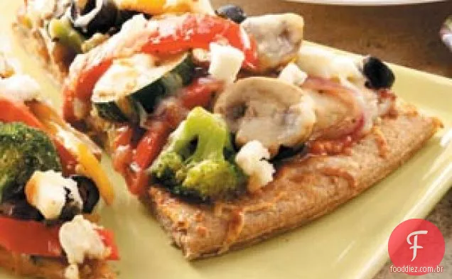 Pesto Veggie Pizza