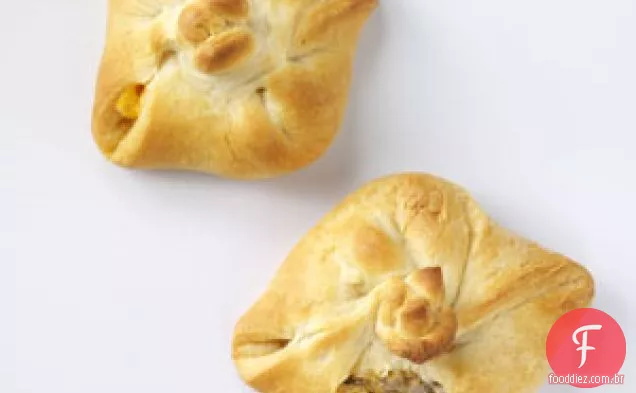 Bolsos Para O Pequeno-Almoço Com Salsichas