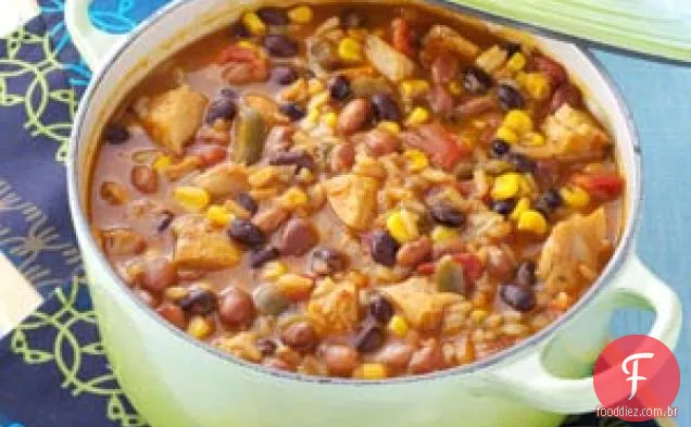 Tortilla Sopa De Feijão De Frango