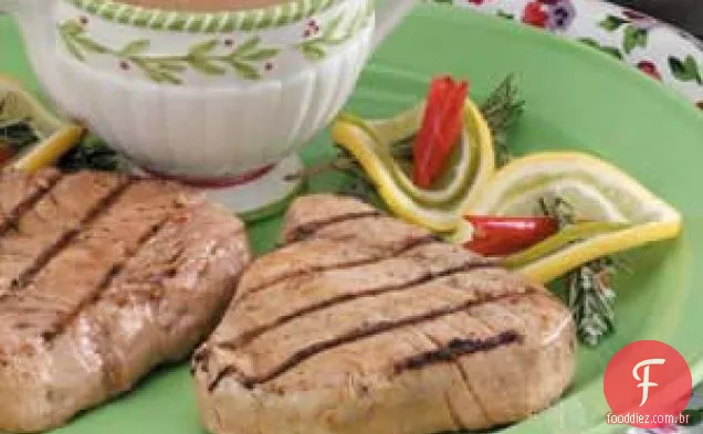 Bifes De Atum Com Citrinos E Gengibre