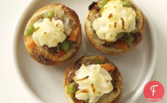 Tortas de pastor em miniatura