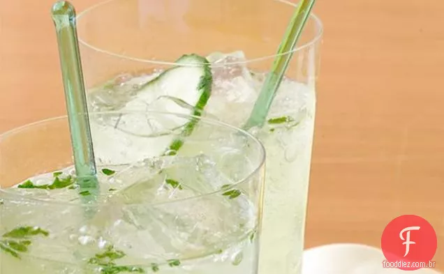 Pepino e limão Gin Fizz