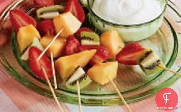 Frutas em uma vara