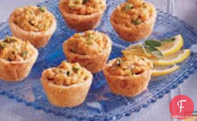 Aperitivos De Tartlet De Salmão