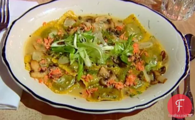 Ravioli De Cogumelos Selvagens