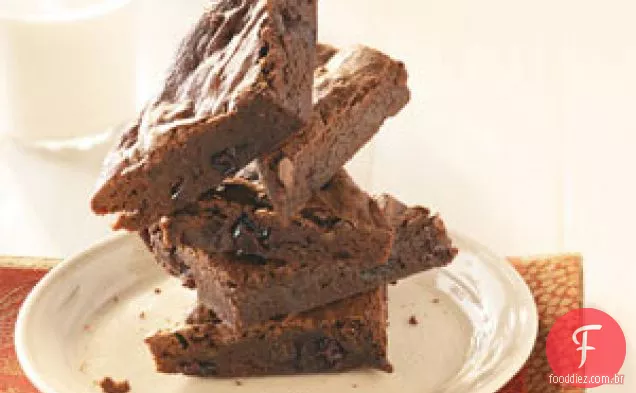 Brownies De Cranberry-Port Fudge