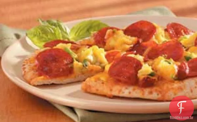 Café Da Manhã Pepperoni Pizza