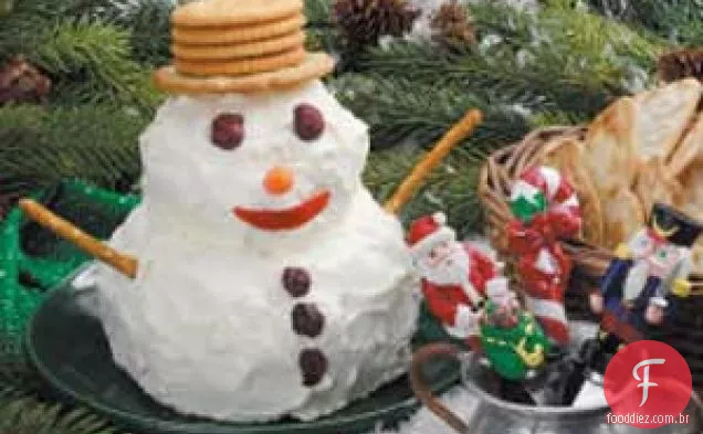 Snowman Cheese Ball