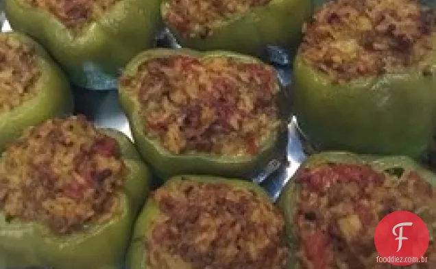 Pimentos Recheados Assados