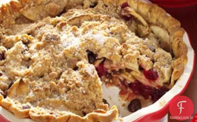 Tarte Holandesa De Amora E Maçã