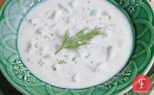 Sopa De Batata Com Pepino